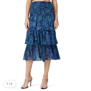 The Kooples Tiered Floral Skirt, Size M/L
